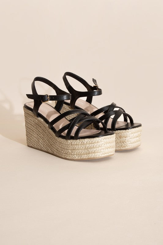 WEBSTER-3 Wedge Sandal Platform Heels