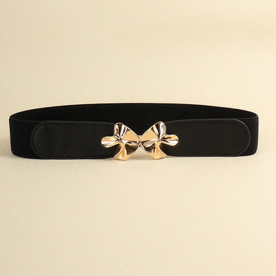 Alloy Buckle Elastic Belt