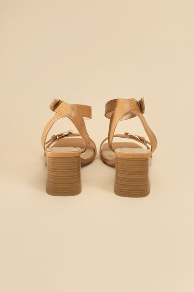 TREATY-S Buckle Sandal Heel