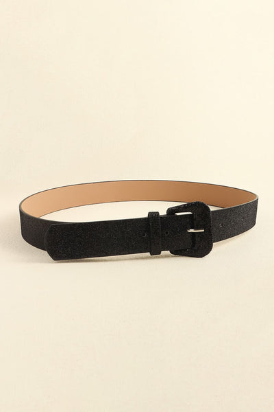 Glitter PU Leather Belt