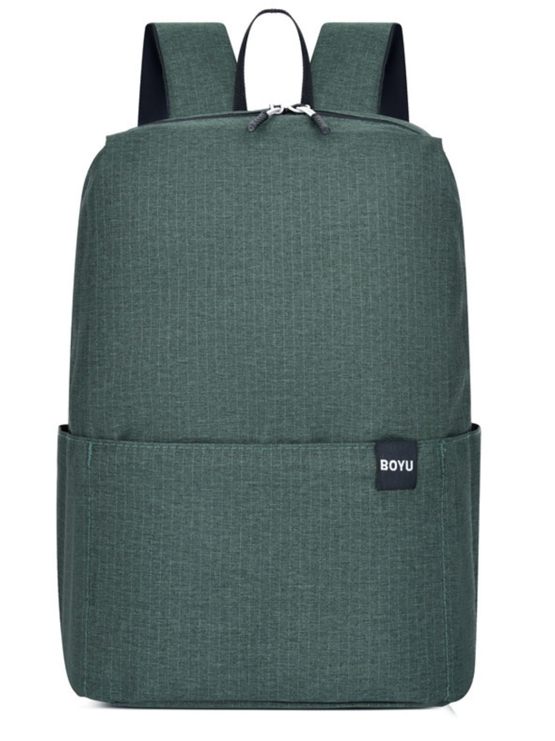 Solid Color Nylon Backpack Bag