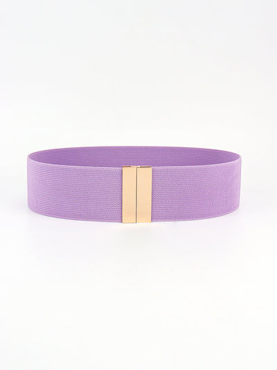 Alloy Buckle Elastic Belt